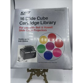 Bell and Howell KALT 16 Slide Cube Cartride Library For Bell & Howell Projectors For 640 Slides