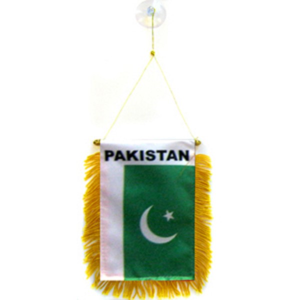 1000 Flags Pakistan Flag Car Window Hanging Pennant