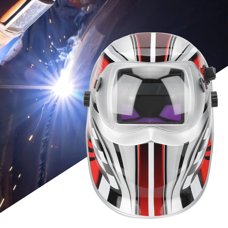 Welding Protective Helmet Automatic Dimming SolarPowered for Face Protection Accessories