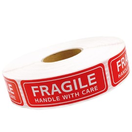 1000pcs Fragile Stickers, iToolsTech Handle with Care Moving Fragile Stickers Labels for Shipping and Moving 1x3 inch