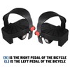 Nezylaf Exercise Bike Pedals with Straps - 9/16" Dual Compatibility
