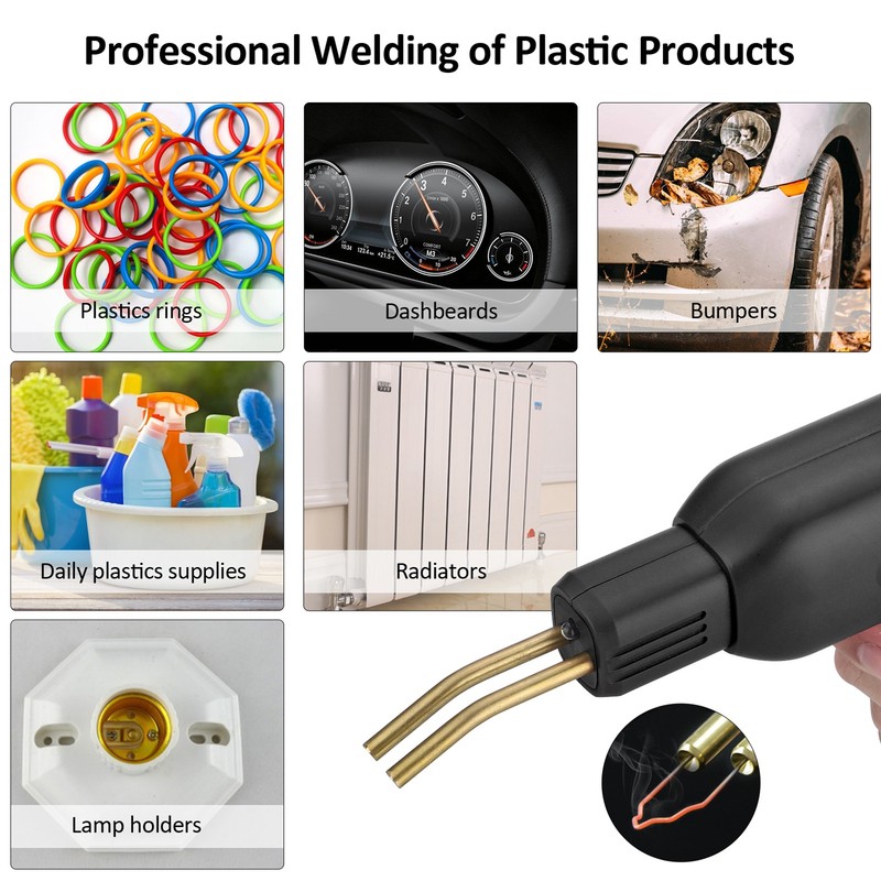 Plastic Welding Machine Car Bumper Repair Kit, 50W Garage Tools