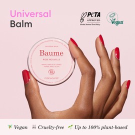 MANUCURIST • Natural Nourishing Balm • Cosmos Organic • Multipurpose skincare • Hydrates Lips, Nails and Cuticles • Hand Cream • Made in France • 30g