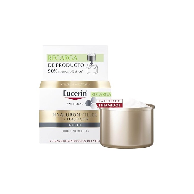 EUCERIN HYALURON-FILLER + ELASTICITY CREMA FACIAL DE NOCHE (Refill 50