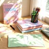 6 Pack Pastel Inspirational Quotes Book Cover Stretchable Reusable Jumbo