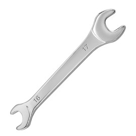 Litoexpe Thin Open End Wrench, Metric 16mm x 17mm, Slim Spanner Wrench