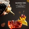 Bitters Bottle Set of 3, Glass Dasher Bottle, Decorative Professional
