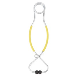 Cattle Bull Cow Nose Pliers Metal Punch Free Strong Traction Cow Pulling Tool for Farm Ranch Veterinary L Yellow