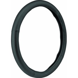 Bell Automotive 22-1-52763-8 Universal Leather Steering Wheel Cover, Black