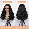 ShowJarlly 20 Inch 9x6 Body Wave Lace Front Wigs Human
