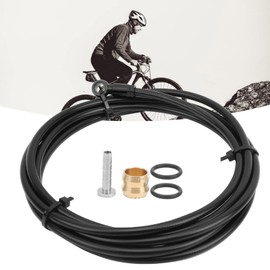 Candeon Disc Brake Tube DIY 2 m Bicycle Cuttable Hydraulic Disc Brake Tube Hose Cable Set for SLX/XT/Mountain Bike (ON)