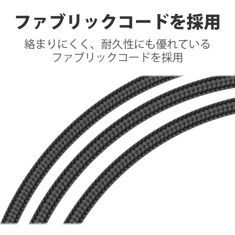 エレコム ヘッドセット マイク USB 両耳 オーバーヘッド 片出しケーブル 1.8m HS-HP28UBK
