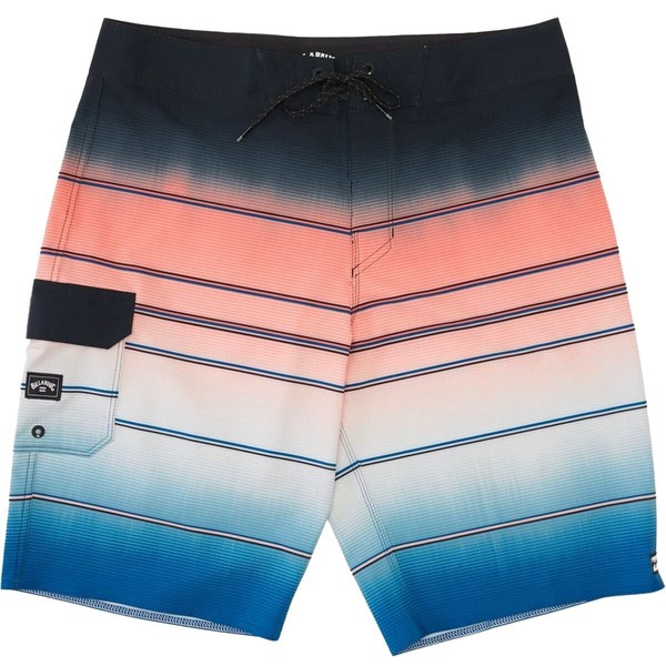 Billabong Boy's All Day Stripe Pro Boardshorts (Big Kids) Red/White/Blue