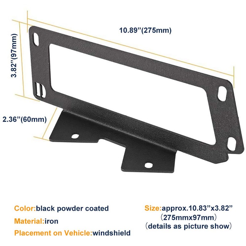 NORTHYUN Upgrade Hidden Bumper Light Pods Fog Light Mounting Brackets