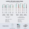 LEOFOTO Adjustable Camera Strap for Photographers, Crossbody Strap with Quick