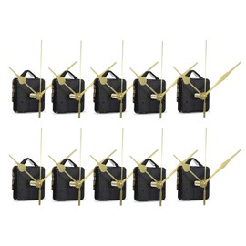 Dytabepl Set of 10 DIY Clock Movements for Wall Clock, Quiet Quartz Movement Set, Long and Short Wave Quartz Movement Set, Wall Quartz Movement Clock Mechanism Repair Tools Part, DIY Clock Kit