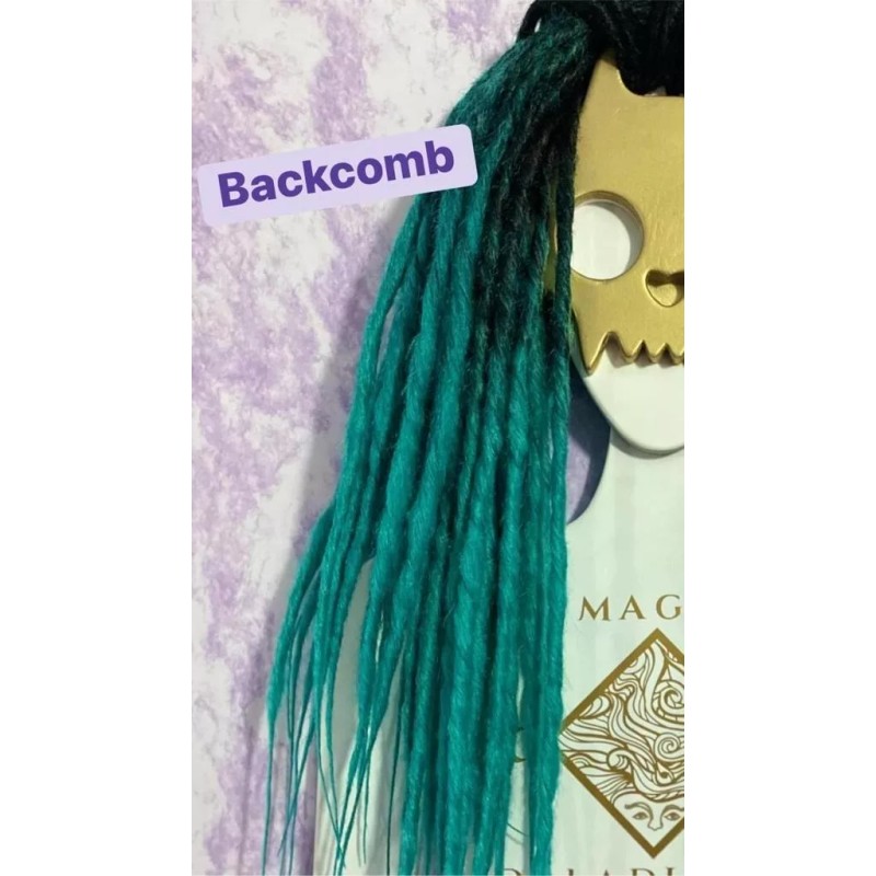 Magic Dreadlocks Extensiones Temporales Rastas 2puntas Kanekalon 10pz