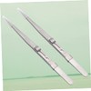 Healeved 2pcs Professional Steel Tweezers Jewelry and Repair Pointed Precision