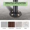 Single Post Handrail for Outdoor Steps - 41" Height Black