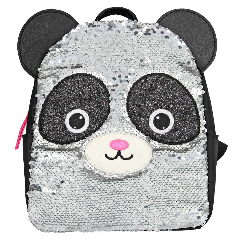 Depesche 10794 Sequin Backpack Snukis Panda Approx. 19 x 22