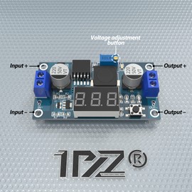 1PZ BCV-H12 LM2596S DC-DC Buck Converter Reduced Voltage Regulator Power Module 36V 24V 12V to 5V 2A Voltage Stabilizer with Digital Voltmeter Display