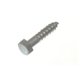 Pack of 8 Hex Head Coach Carriage Screws M6 BZP 6 mm x 30 mm