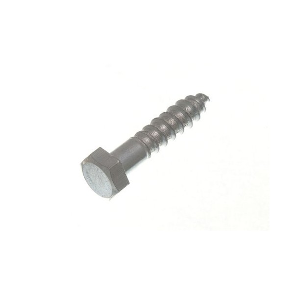 Pack of 8 Hex Head Coach Carriage Screws M6 BZP