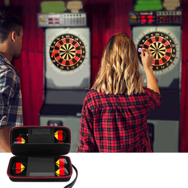 casmilee Target Dart Case, black, Portable