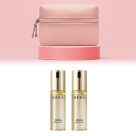 Hera Dare to Bear Pouch + Hera Signia Gold Oil Mist 100ml (2 50ml) Set / 헤라 데어투베어 파우치+헤라 시그니아 골드 오일 미스트 100ml(50ml 2개) 세트