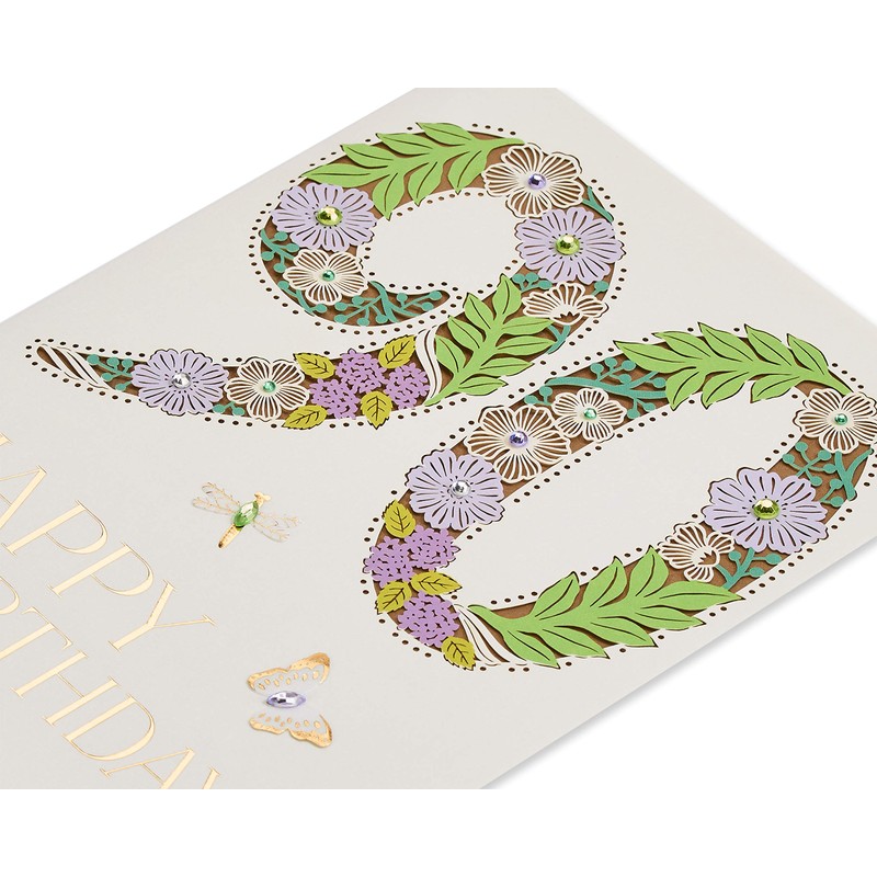 Papyrus 90th Birthday Card (Warm Memories)