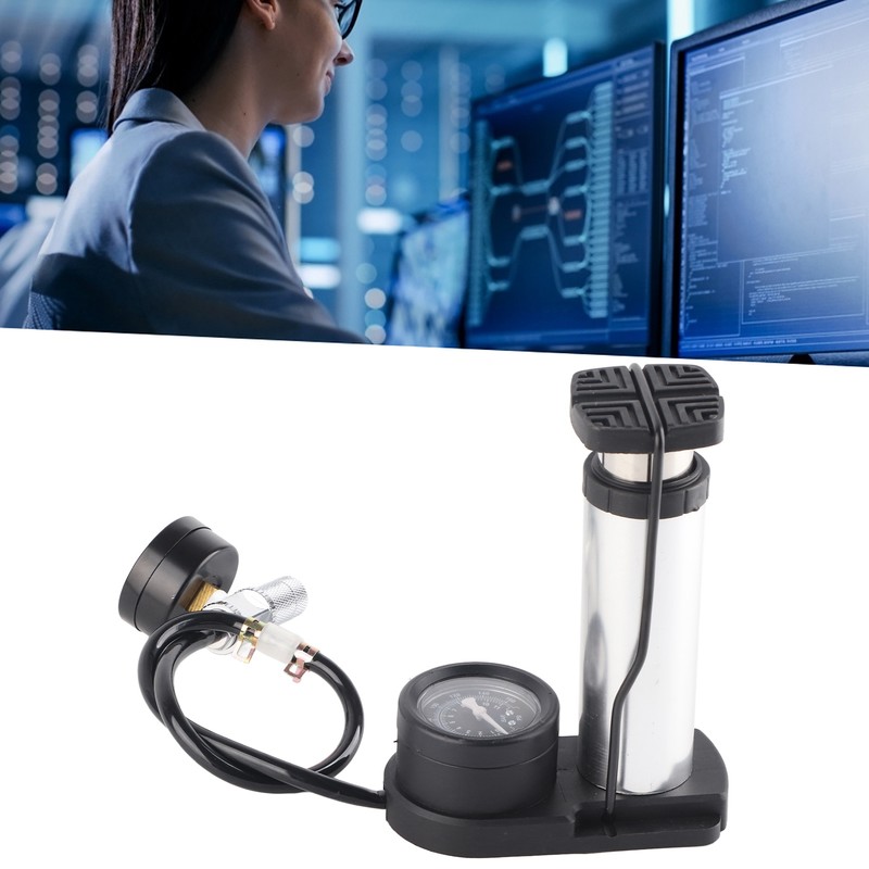 Double Barometer Computer Water Leakage Tester Cooling System Air Pressure