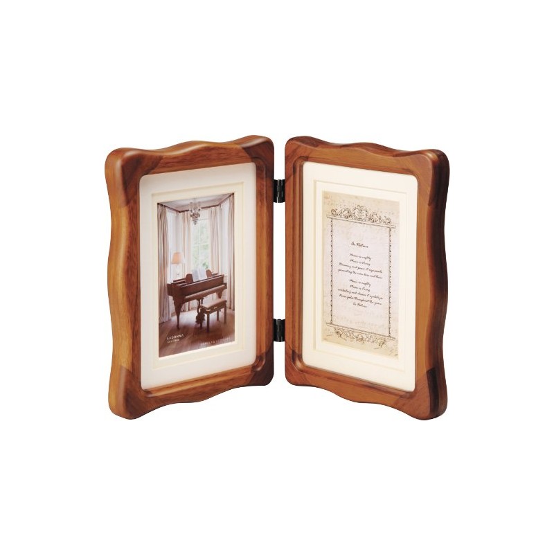 LADONNA WT13-2LD-BR WH Picture Frame