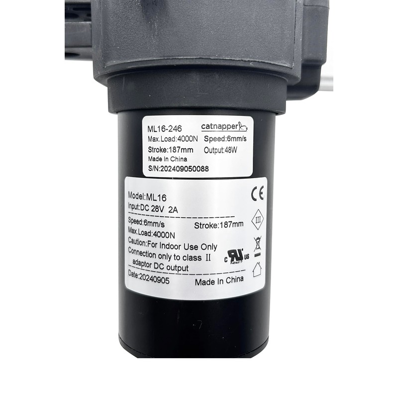 Fruhdi Power Recliner Mulin Motor Actuator Model ML16 ML16-246 Replacement