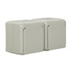 Legrand 782394 Forix Moisture-proof Surface-Mounted Socket IP44 Horizontal (2-Way), 2-Pin