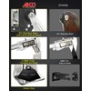 AKD Part LED Light Bar Side Mounting Brackets Kit Heavy