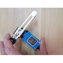 5PCS ME-8108 Momentary Limit Switch Travel Switch,Yusheng Adjustable Roller Lever Arm arduino Limit Switch NC-NO CNC Mill Laser Plasma Router (5PCS, ME-8108 Adjustable Long Lever Arm)