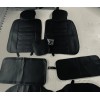 Seat Car Seat Covers Full Set in Solid Black, Front