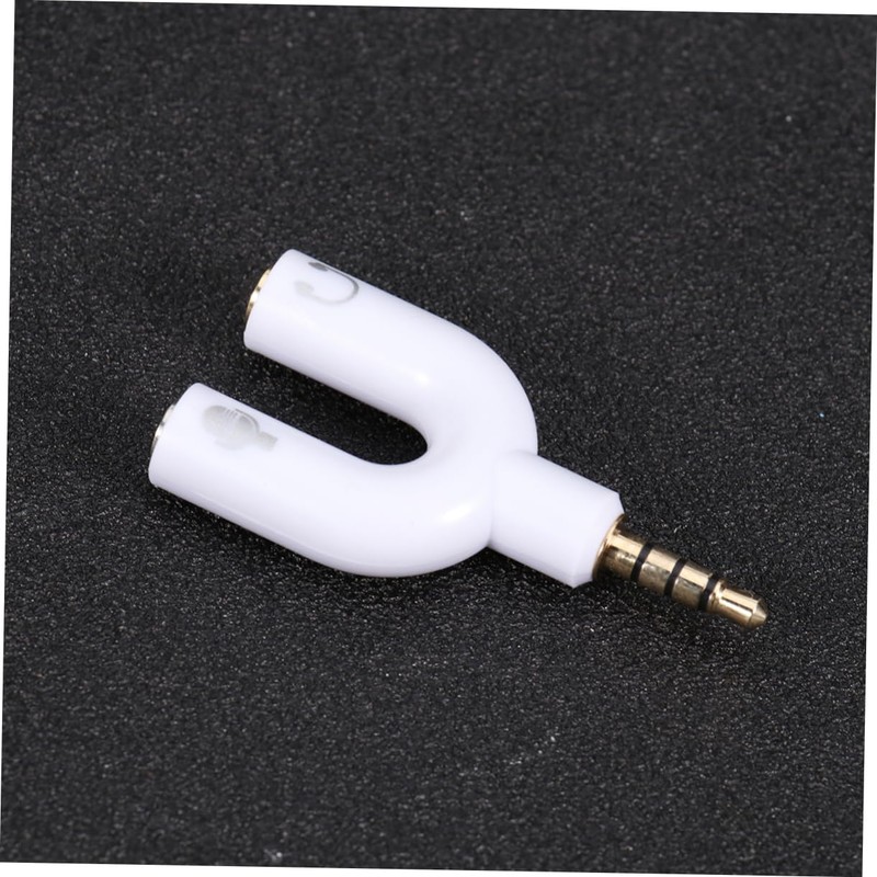 Operitacx Audio Konverter Kopfhörer Splitter U Form Headset Weizenadapter Audio