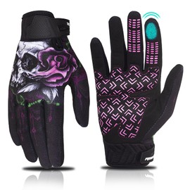 RIGWARL Summer Motorcycle Gloves for Men and Women Thin, Cycling Gloves Touchscreen