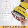sourcing map 150pcs Hook and Loop Sanding Discs 5" 8-Hole
