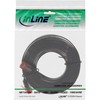 InLine 71614S Patchkabel flach, U/UTP, Cat.6, schwarz, 1,5m