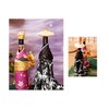 Kelendle 2Pcs Creative Japanese Kimono Bottle Cover with Hats Wine