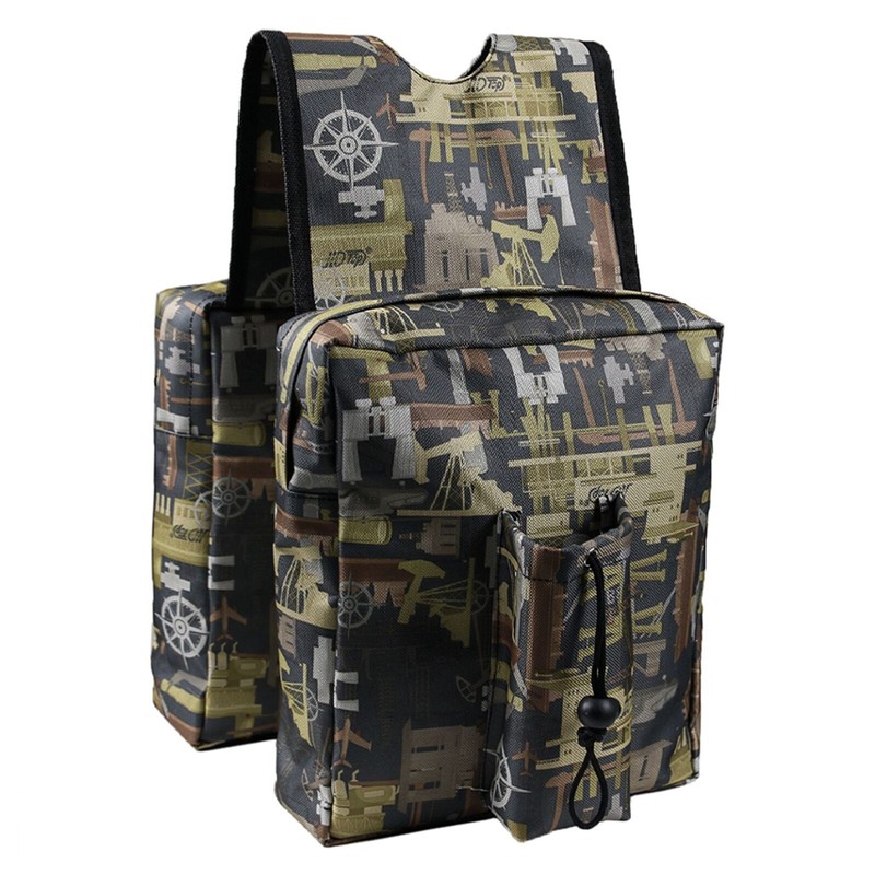 ATV Saddle Bag with Multi-Pocket Universal Waterproof Storage Bags for