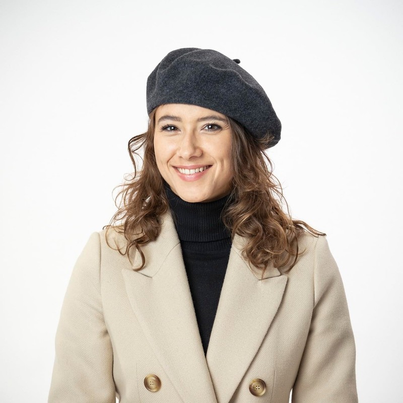 Seeberger Scheffau Series Women's Knitted Beret - beige