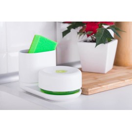 Bosign, Do-Dish Caddy Compact Push Dish Soap Dispenser, White