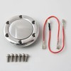 Billet Horn Button for 6 Bolt Steering Wheel Flashpower,MoMo,NRG High