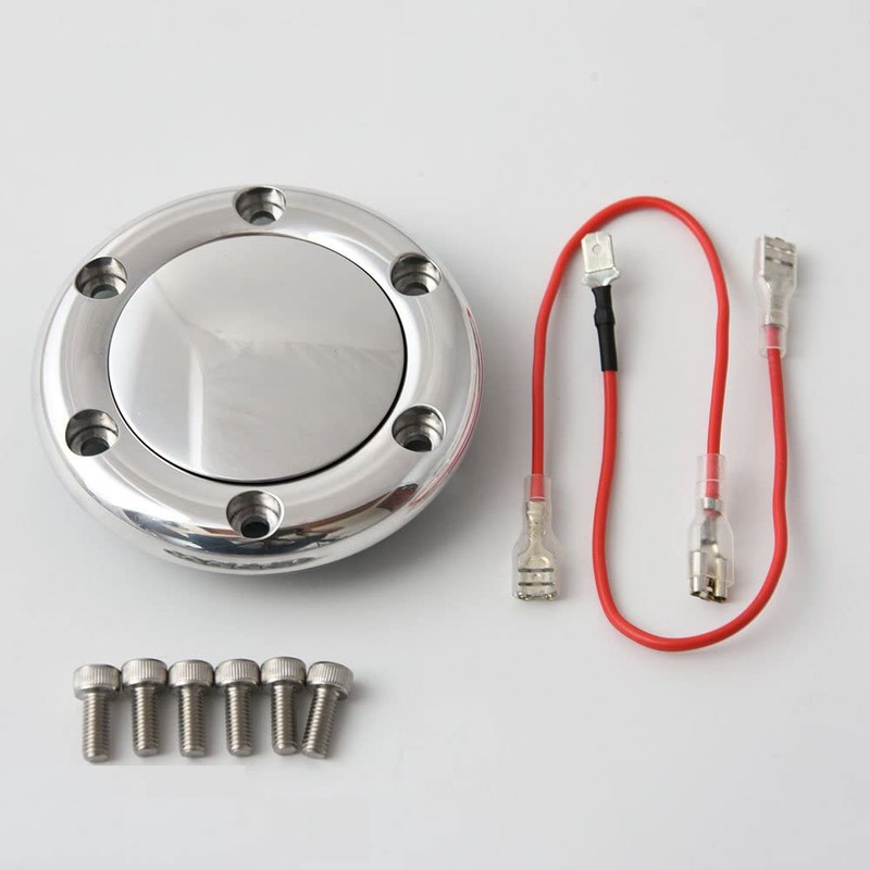 Billet Horn Button for 6 Bolt Steering Wheel Flashpower,MoMo,NRG High
