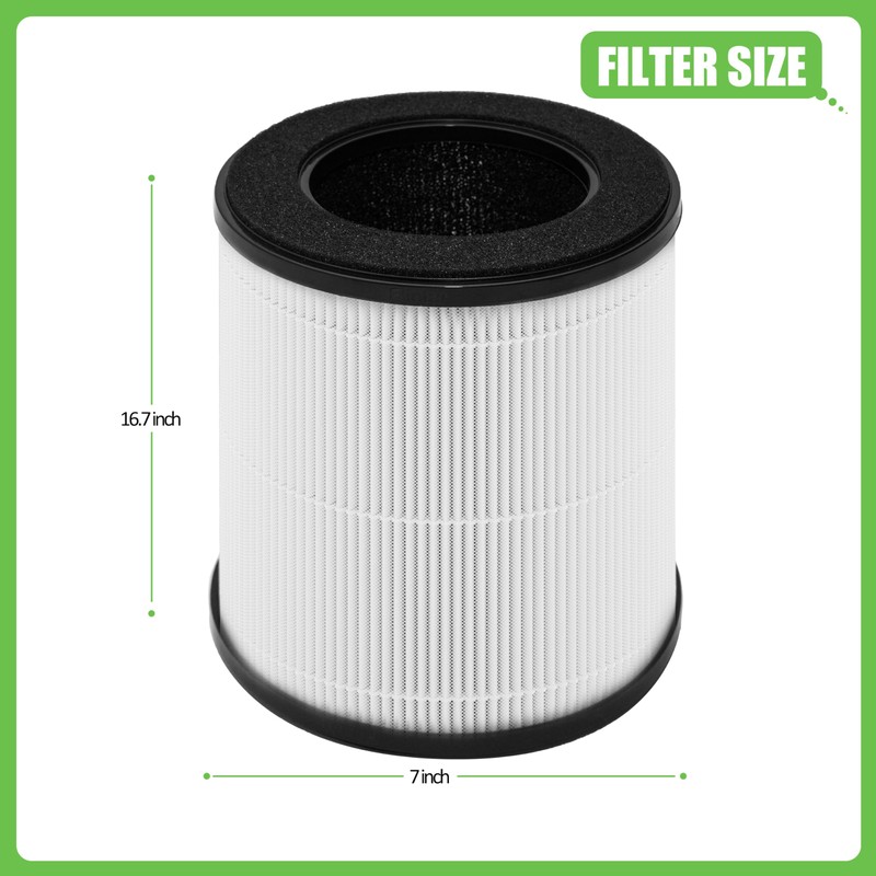 Hichoryer B-D02L/ M05 Replacement Filter, Compatible with MOOKA B-D02L/M05 &