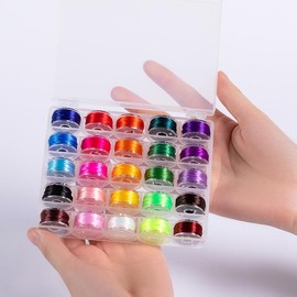 FTFX-25 Color 0.8mm Elastic Stretchy String Cord - Flat Elastic Bracelet String Cord Kit,Elastic String for Bracelet, Beading Jewelry Making（Each Color / 6 M）