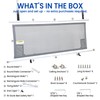 Gloppers 59" x 22" Aluminium Frame RV Bunk Bed Safety